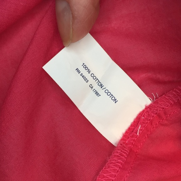 Gap Factory Coral Blouse Top Size M - Picture 6 of 8